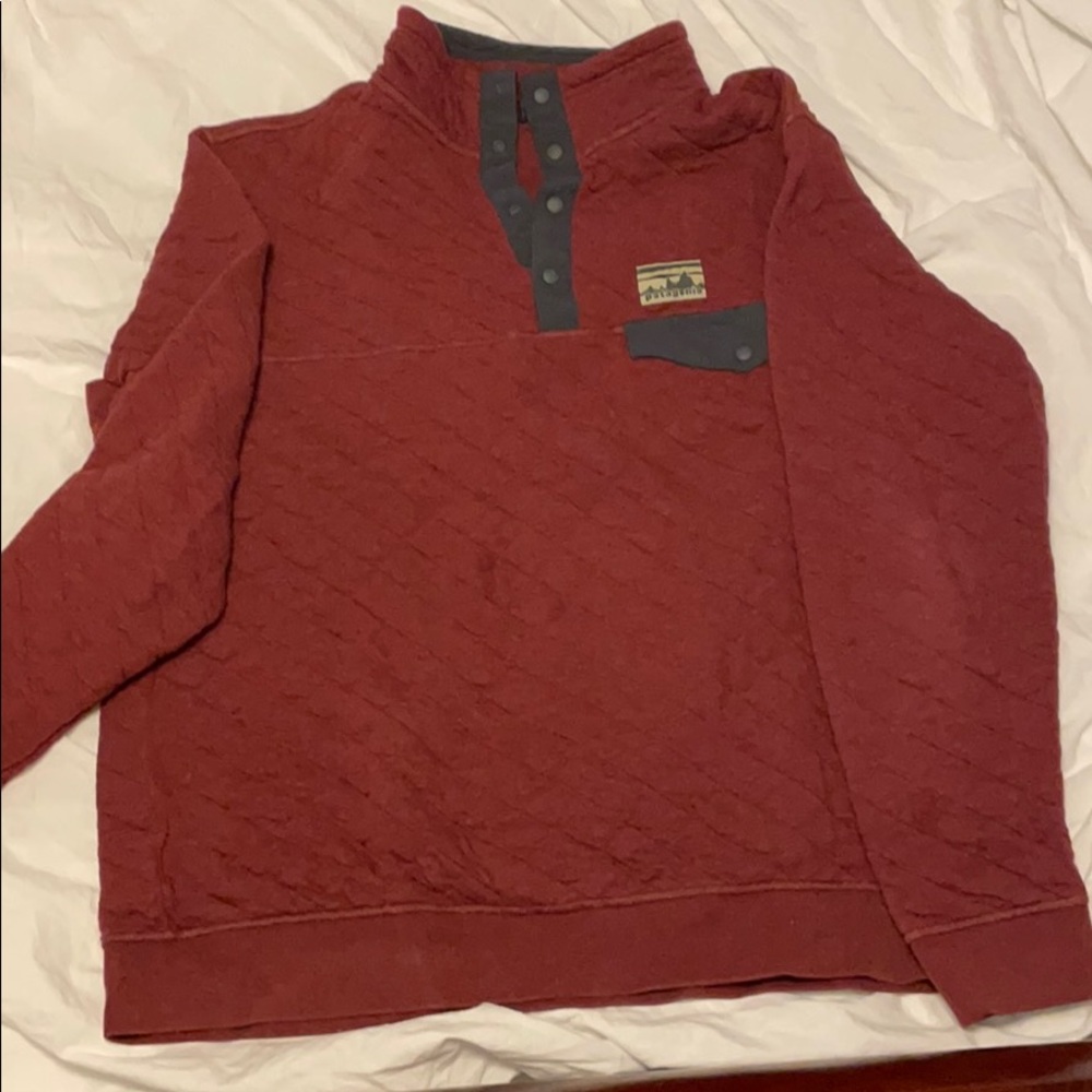 Men’s Patagonia Quilted Snap T Pullover-XL